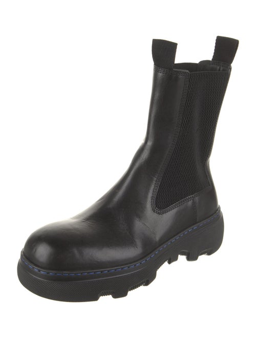 Burberry Leather Chelsea Boots