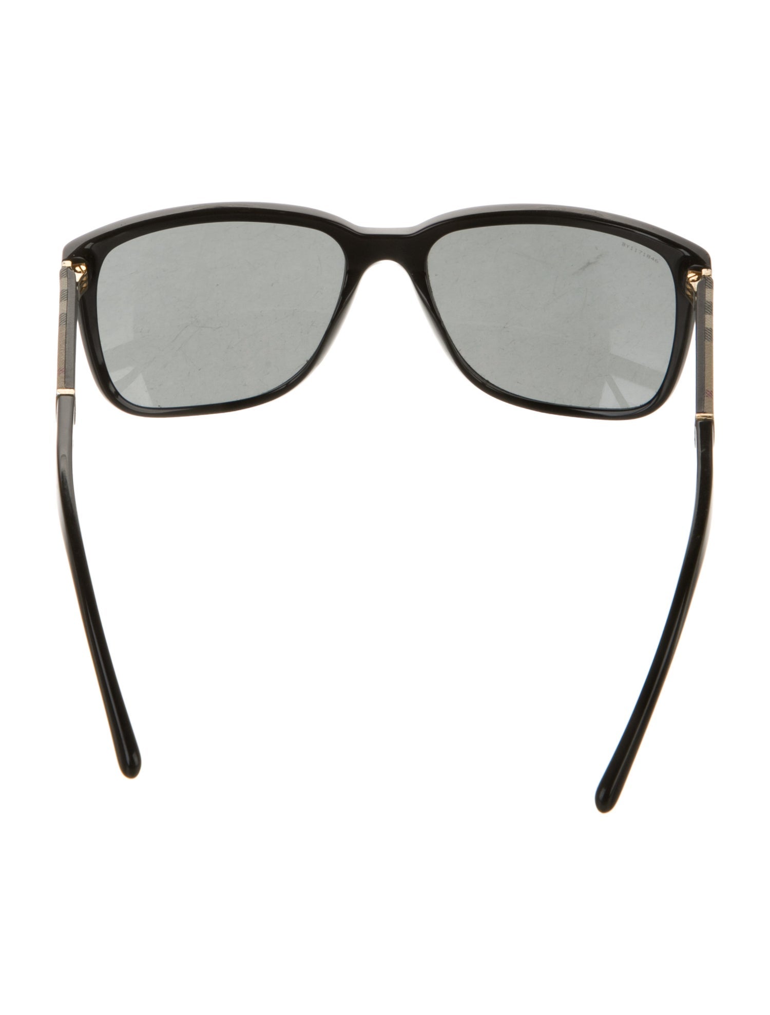 Burberry House Check Pattern Wayfarer Sunglasses