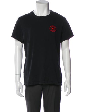 Burberry Nova Check Pattern Crew Neck T-Shirt