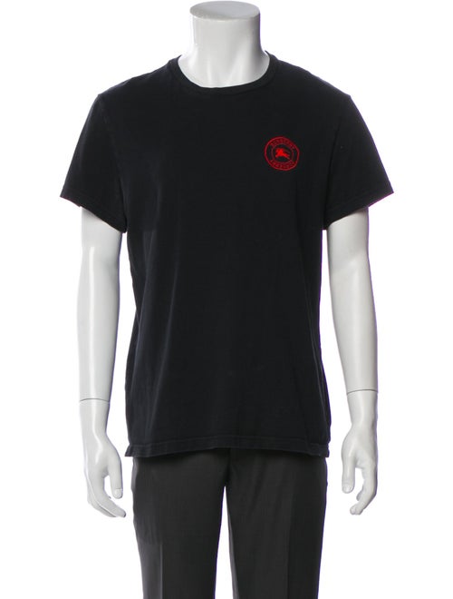 Burberry Nova Check Pattern Crew Neck T-Shirt