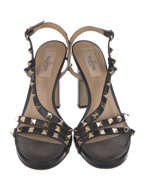 Burberry Leather Slingback Sandals