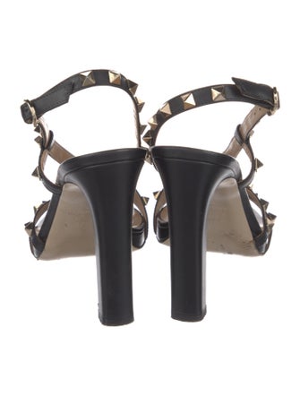 Burberry Leather Slingback Sandals