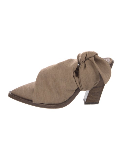 Burberry Canvas Mules