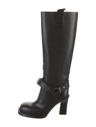 Burberry Leather Riding Boots