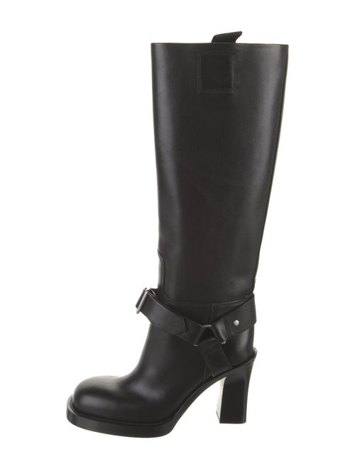 Burberry Leather Riding Boots