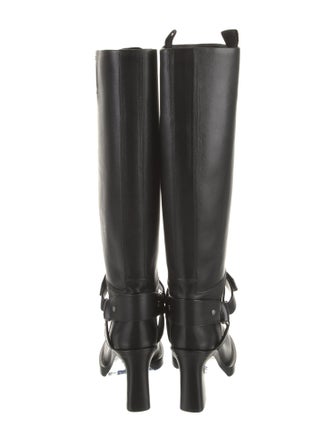 Burberry Leather Riding Boots