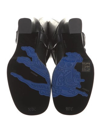 Burberry Leather Riding Boots