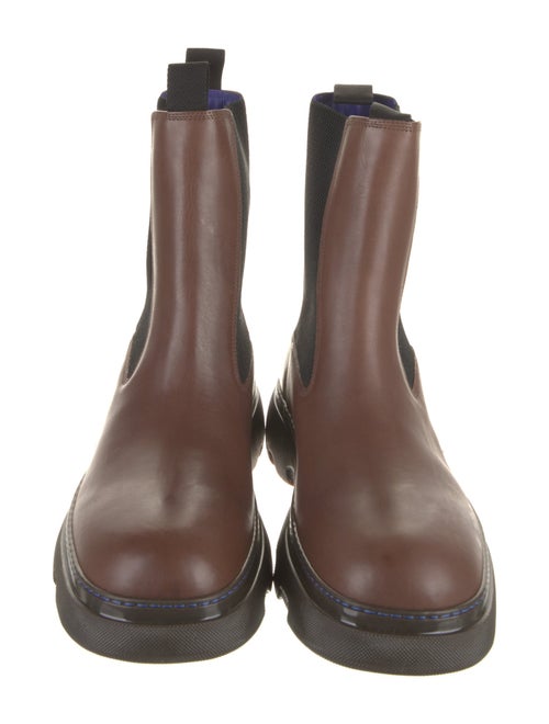 Burberry Leather Chelsea Boots