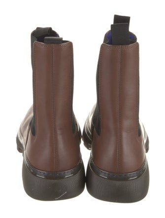 Burberry Leather Chelsea Boots