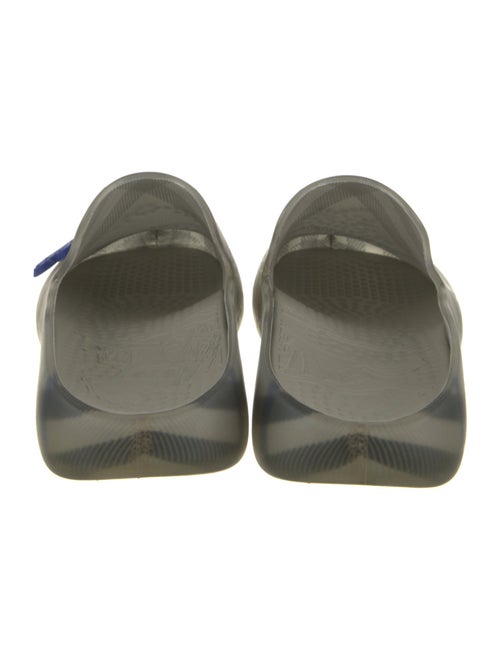 Burberry Rubber Plaid Print Mules