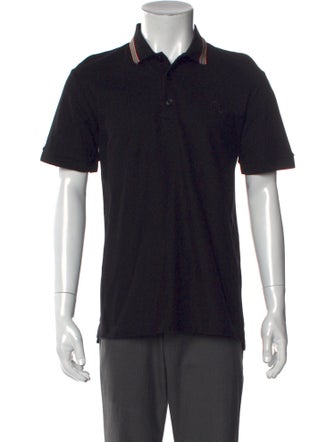 Burberry Nova Check Pattern Collar Polo Shirt