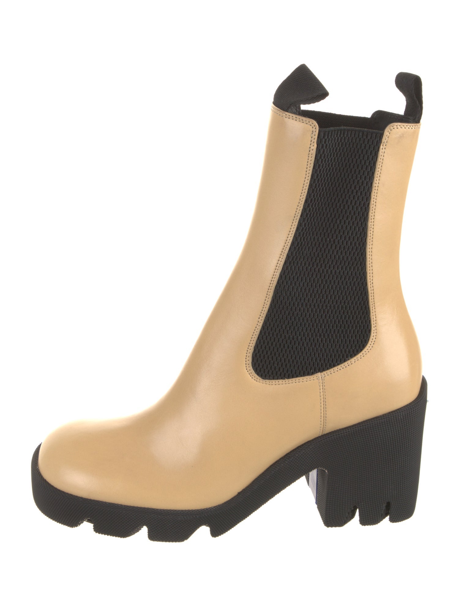 Burberry Leather Chelsea Boots