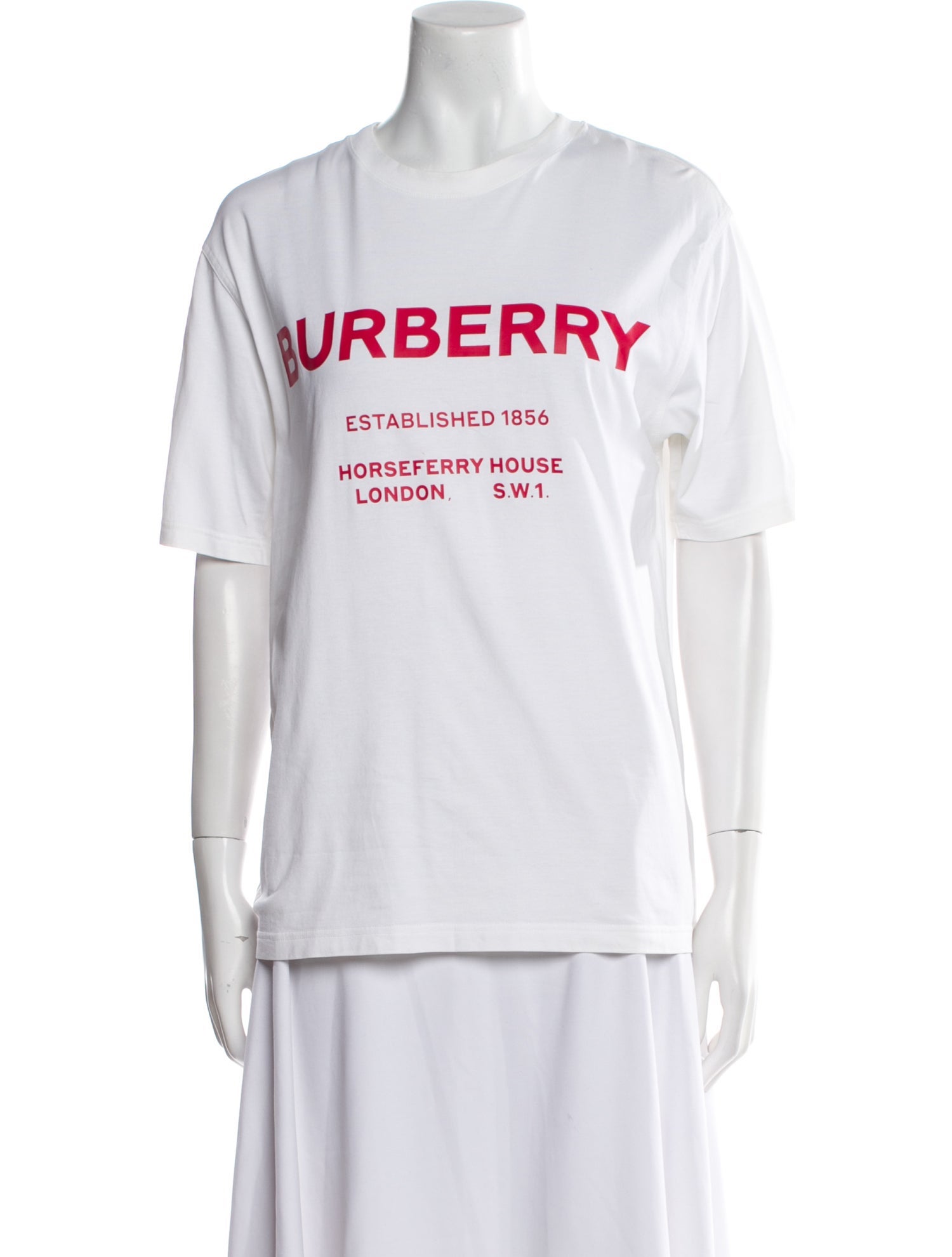 Burberry Graphic Print Crew Neck T-Shirt