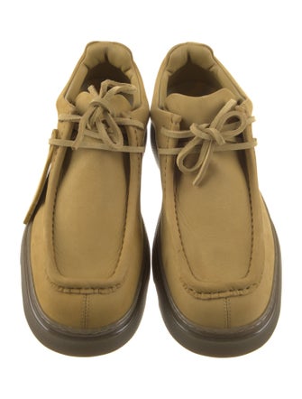 Burberry Leather Lace-Up Boots