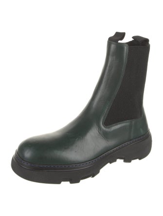 Burberry Leather Chelsea Boots