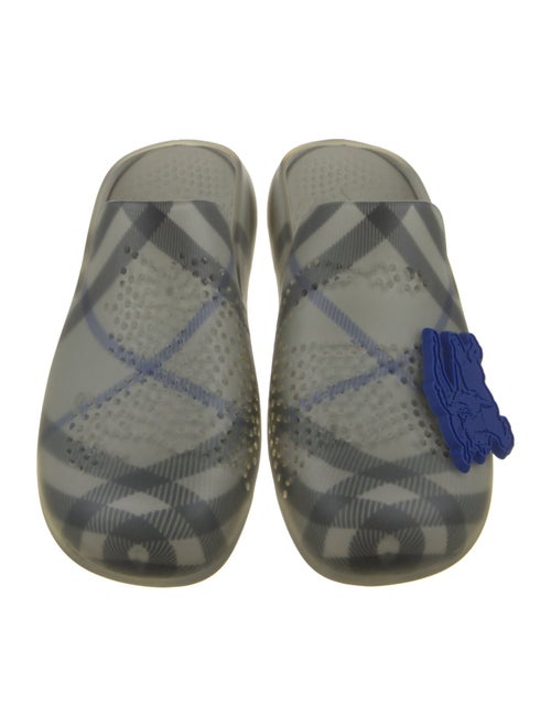 Burberry Rubber Plaid Print Flats