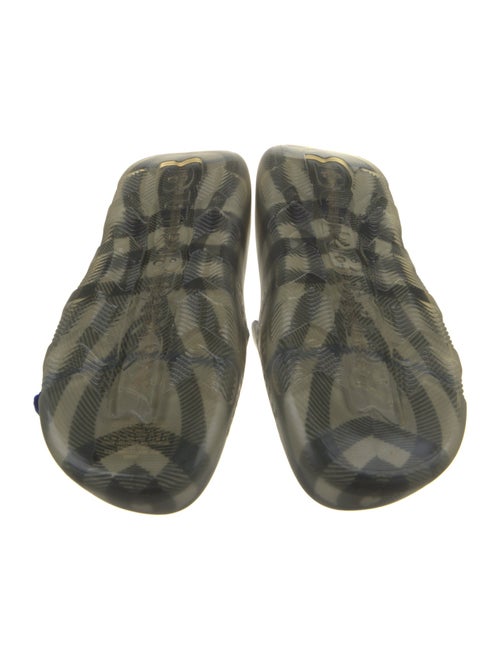 Burberry Rubber Plaid Print Flats