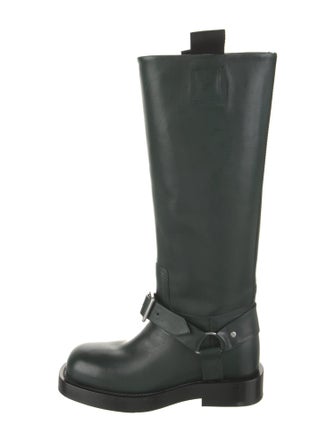 Burberry Leather Rain Boots