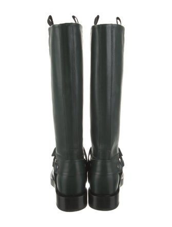 Burberry Leather Rain Boots