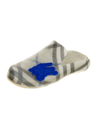 Burberry Rubber Printed Mules