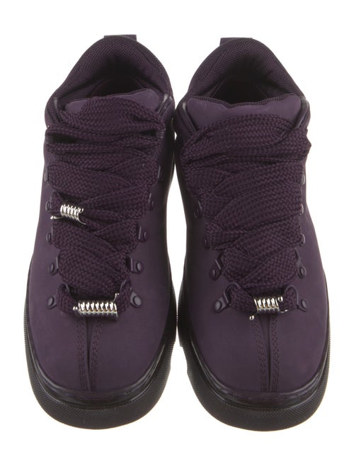 Burberry Suede Lace-Up Boots