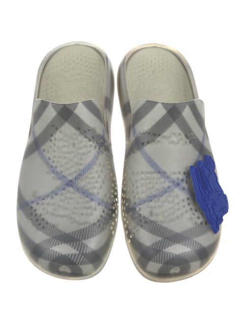 Burberry Rubber Printed Mules