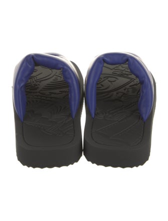 Burberry Suede Slides