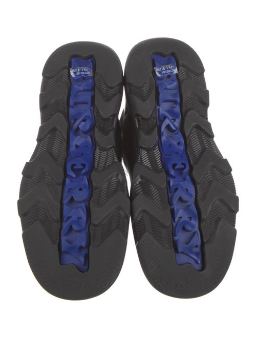 Burberry Leather Mesh Accents Chelsea Boots