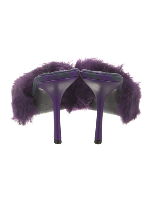 Burberry Faux Fur Slides