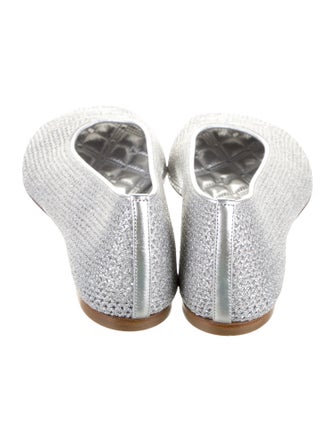 Burberry Embroidered Accent Flats