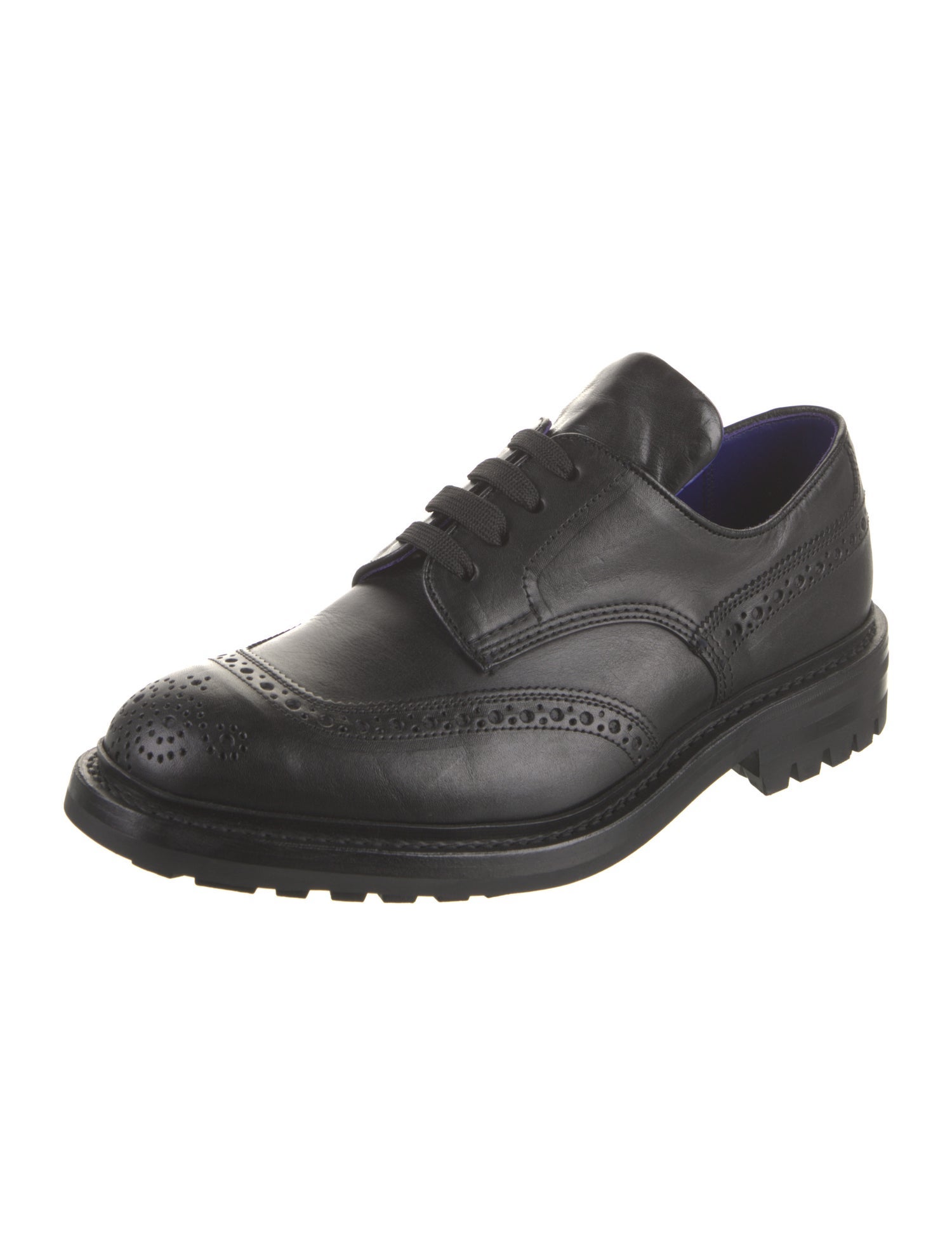 Burberry Leather Lasercut Accents Brogues