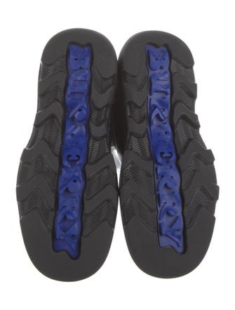 Burberry Leather Mesh Accents Chelsea Boots