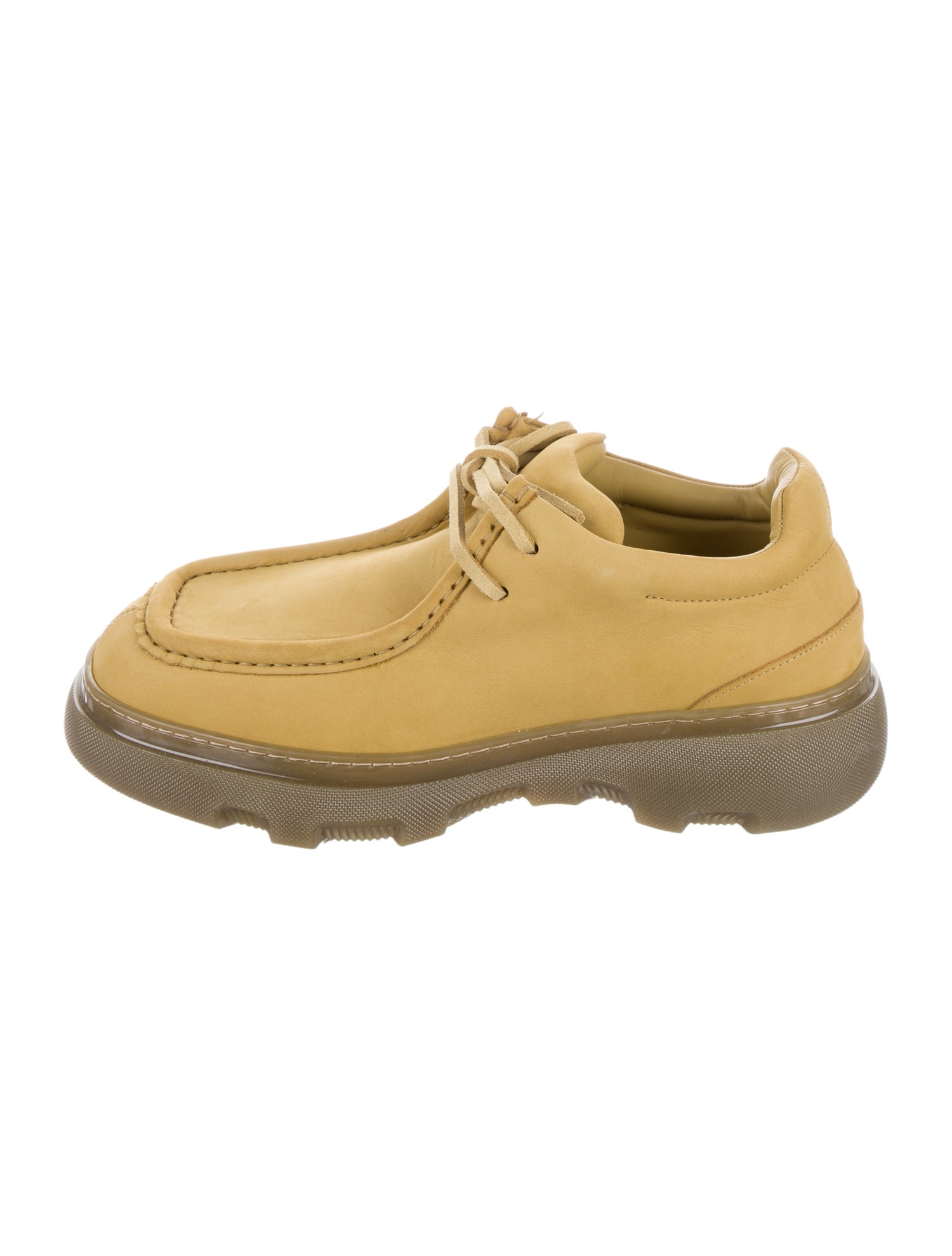 Burberry Nubuck Lace-Up Boots