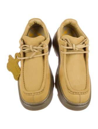 Burberry Nubuck Lace-Up Boots