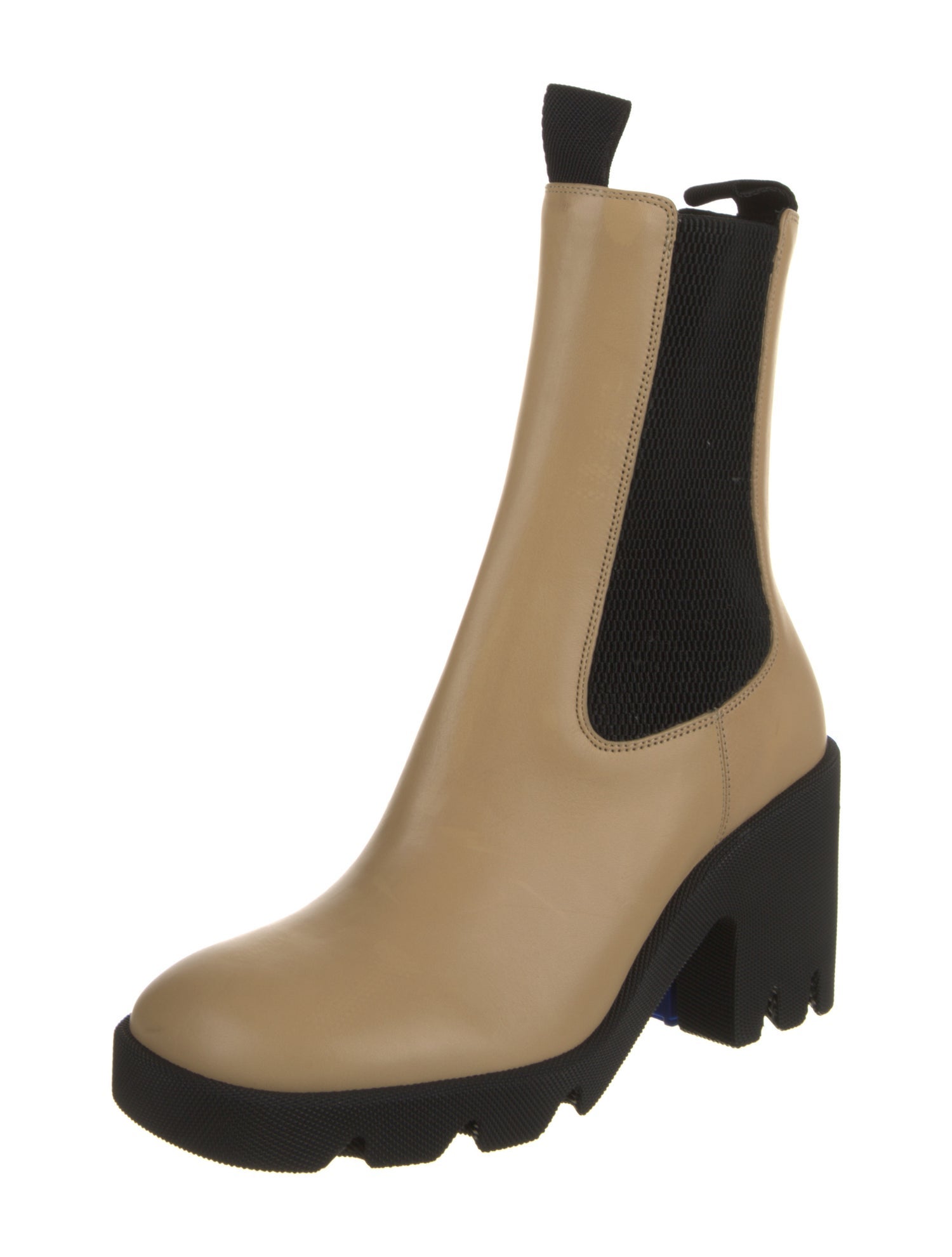 Burberry Leather Chelsea Boots