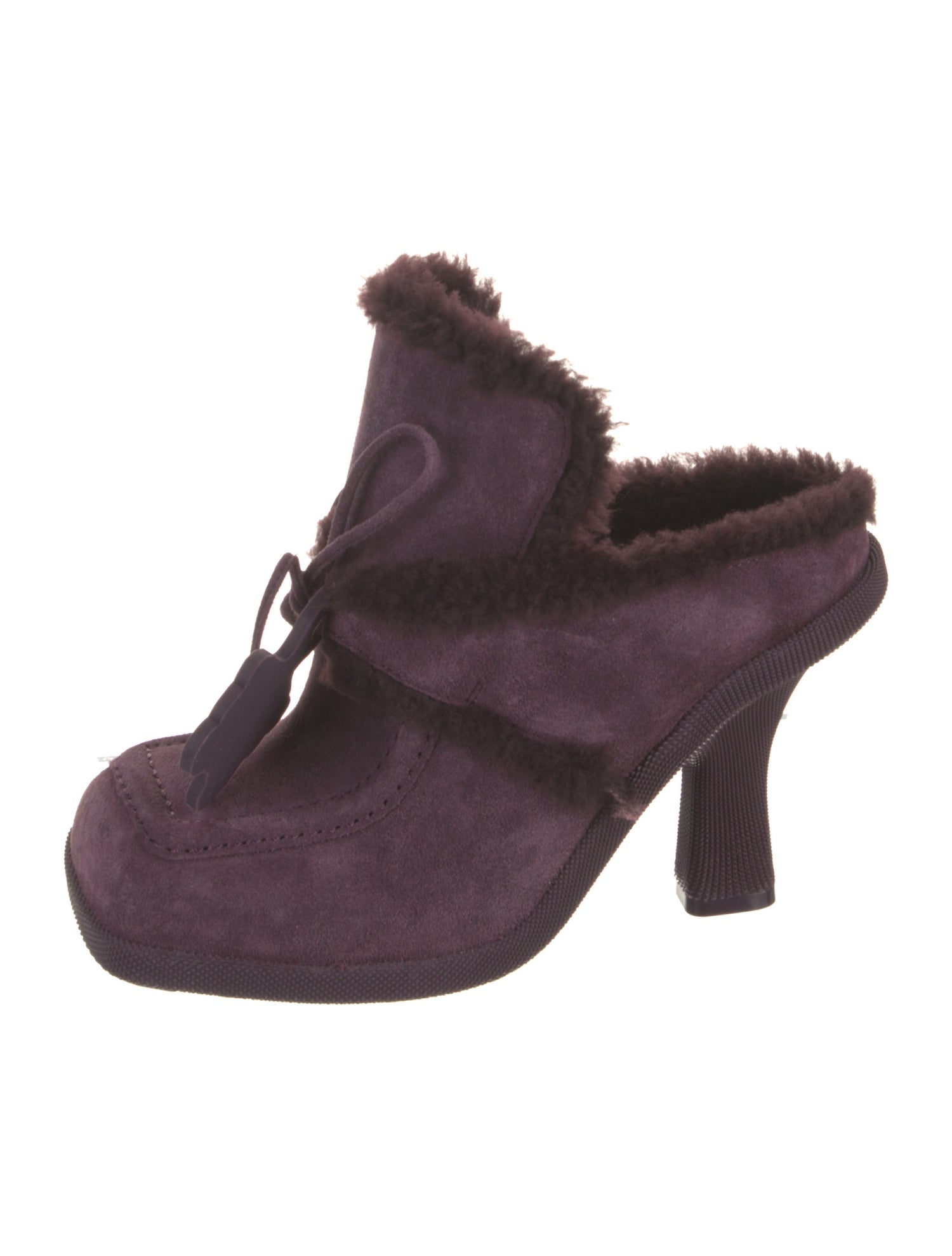 Burberry Suede Mules