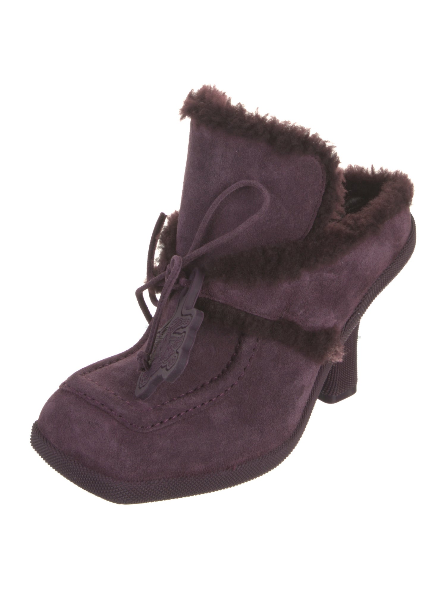 Burberry Suede Mules