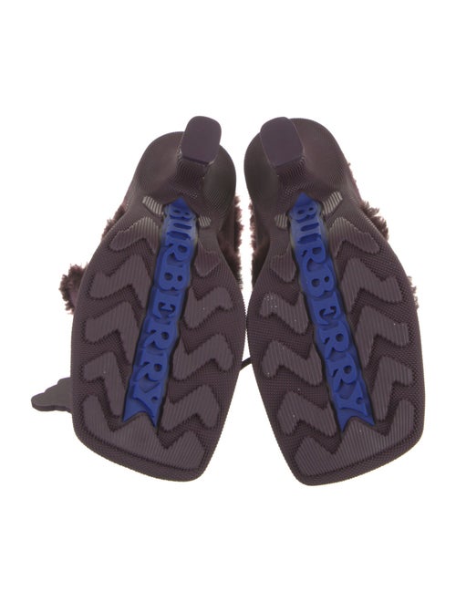 Burberry Suede Mules