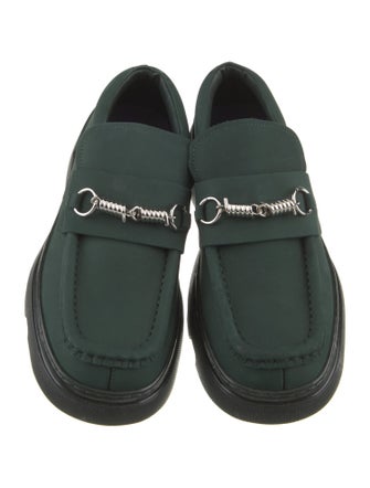 Burberry Suede Dress Loafers