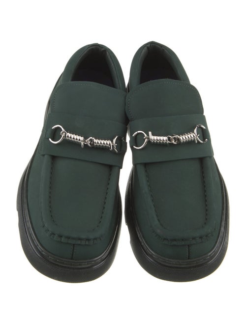 Burberry Suede Dress Loafers