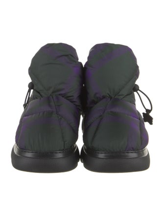 Burberry Nylon Lace-Up Boots