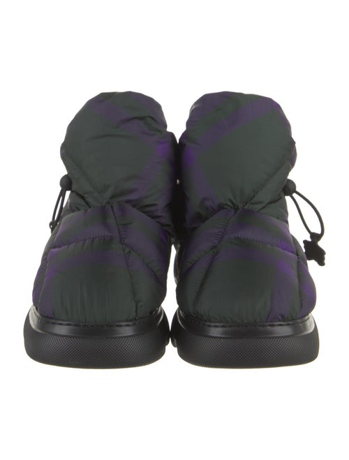 Burberry Nylon Lace-Up Boots