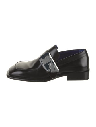 Burberry Leather Dress Loafers