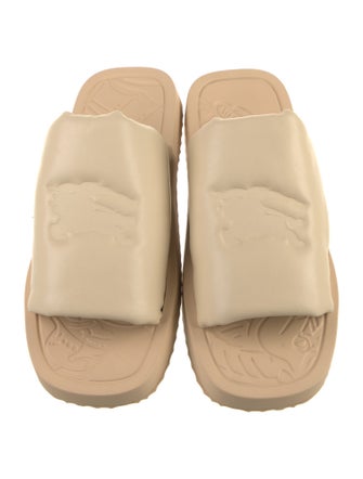 Burberry Leather Slides
