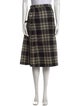 Burberry's Virgin Wool Midi Length Skirt