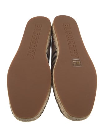 Burberry Canvas Printed Espadrilles