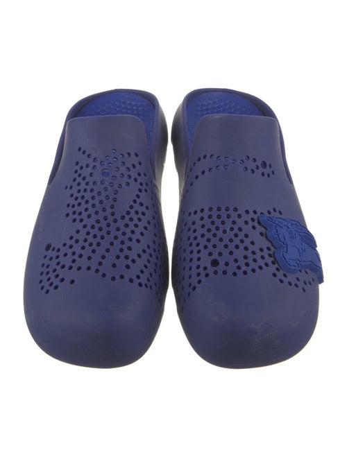 Burberry Rubber Lasercut Accents Slides