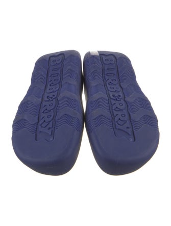 Burberry Rubber Lasercut Accents Slides