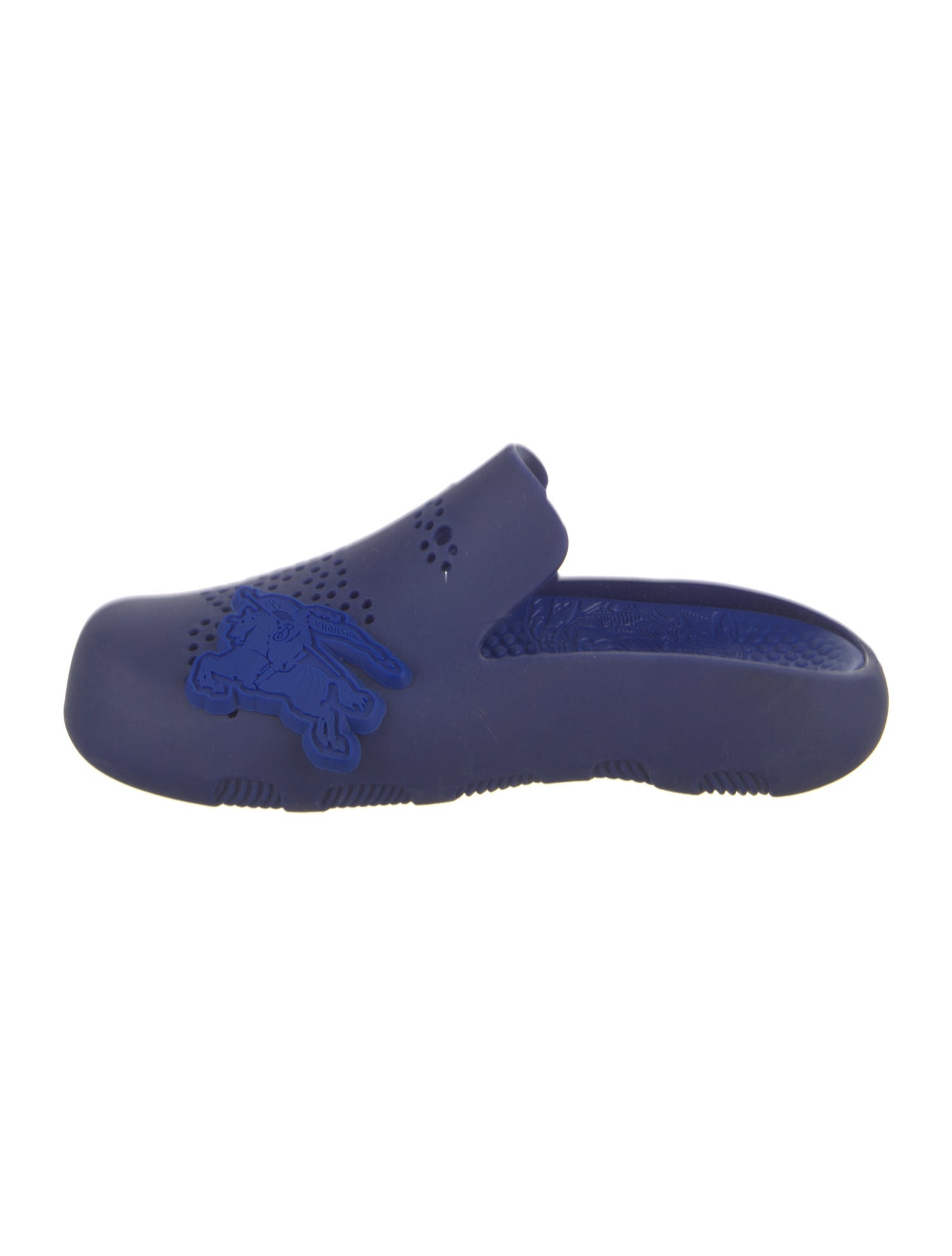 Burberry Rubber Lasercut Accents Mules