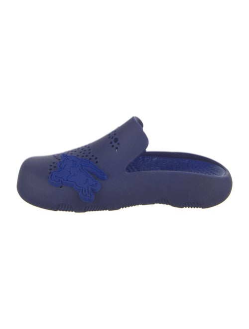 Burberry Rubber Lasercut Accents Mules